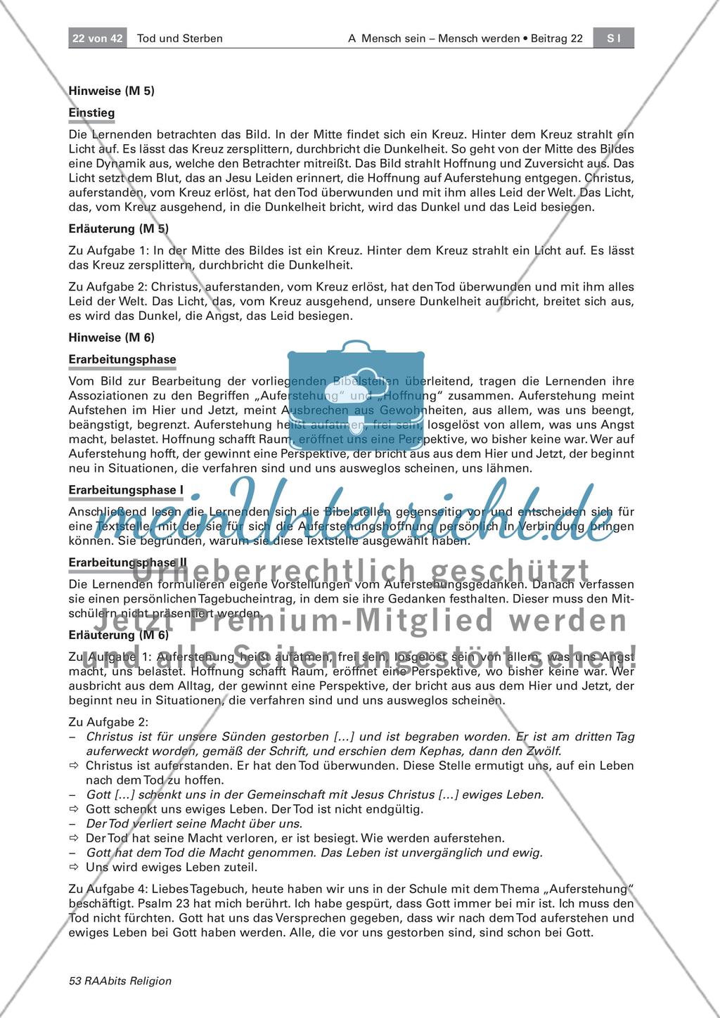 Deutung der biblischen Auferstehungshoffnung Preview 9