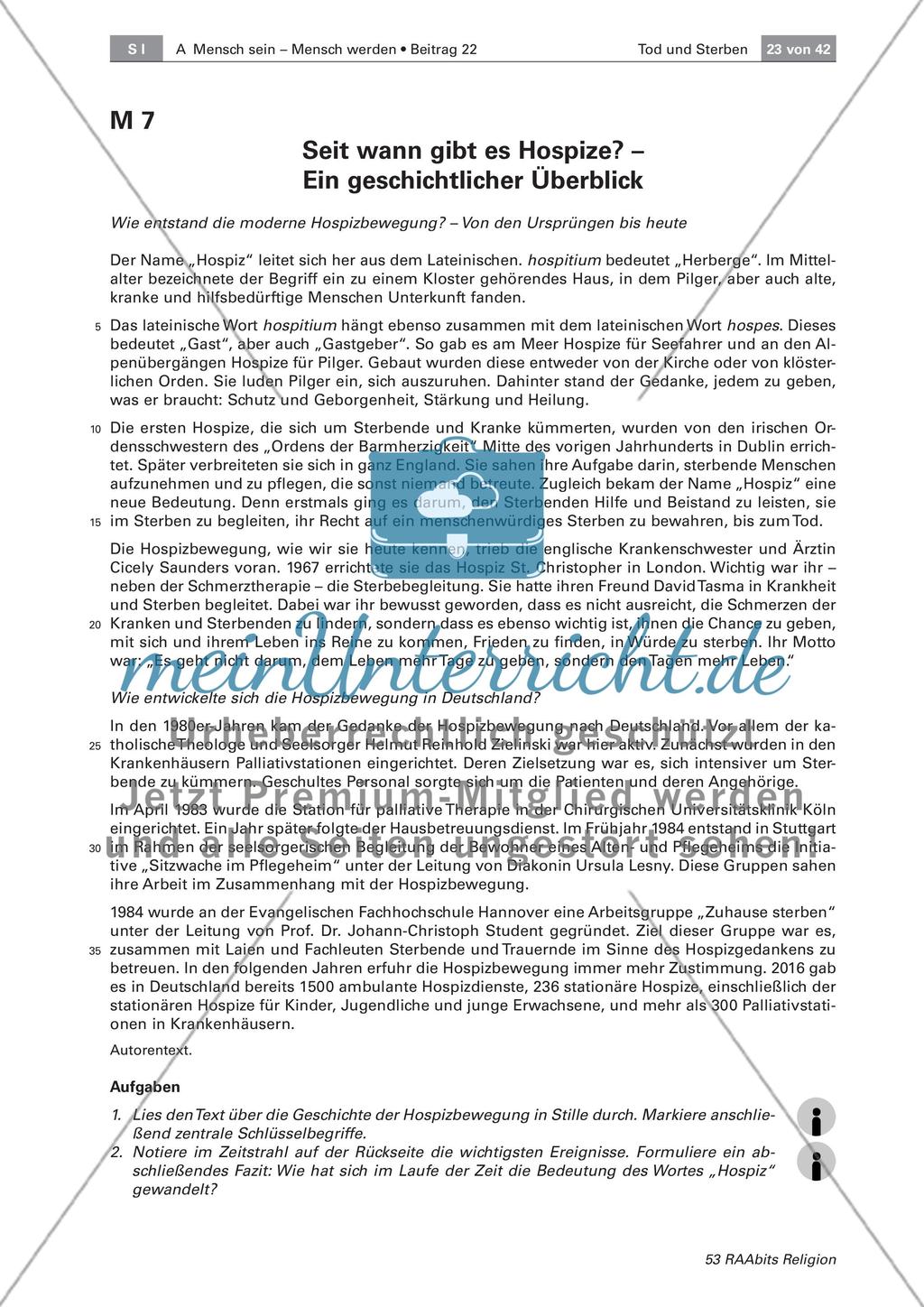 Hospiz: Aufgaben und Alltag Preview 1