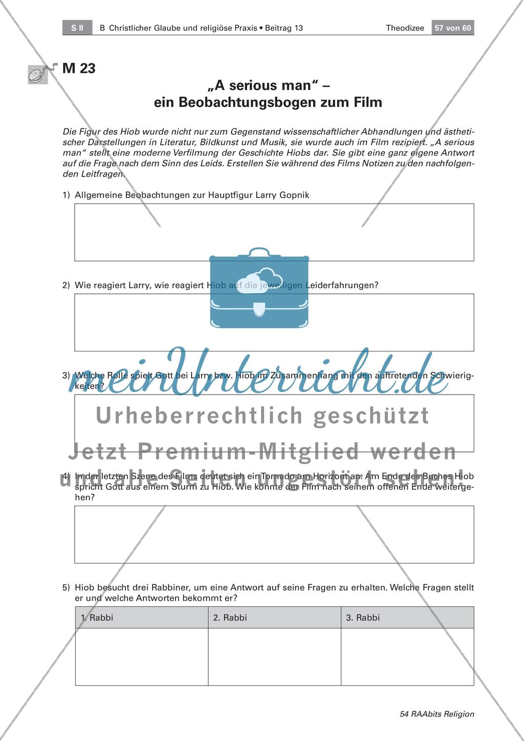 Theodizee: Umgang mit Leid Preview 14