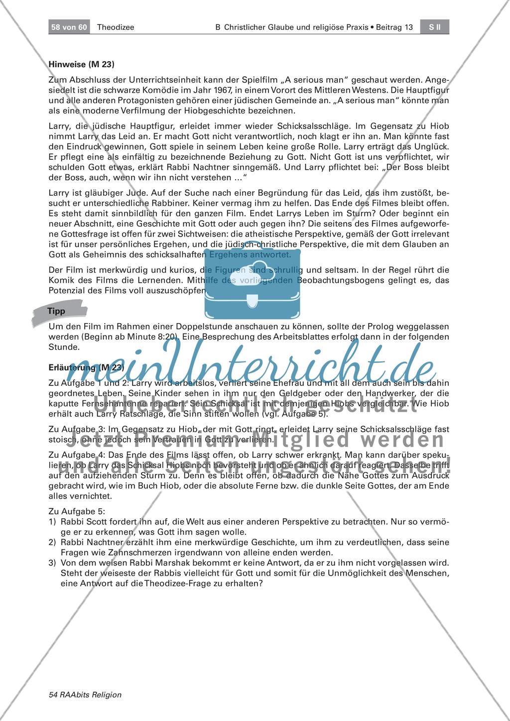 Theodizee: Umgang mit Leid Preview 15