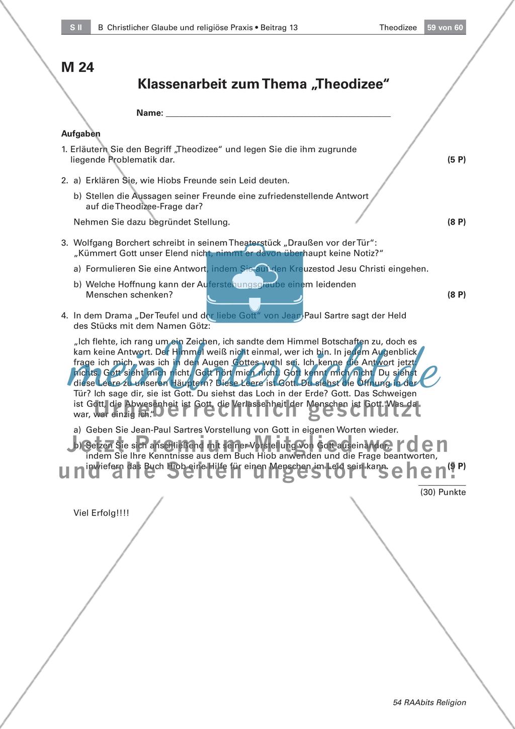 Theodizee: Umgang mit Leid Preview 16