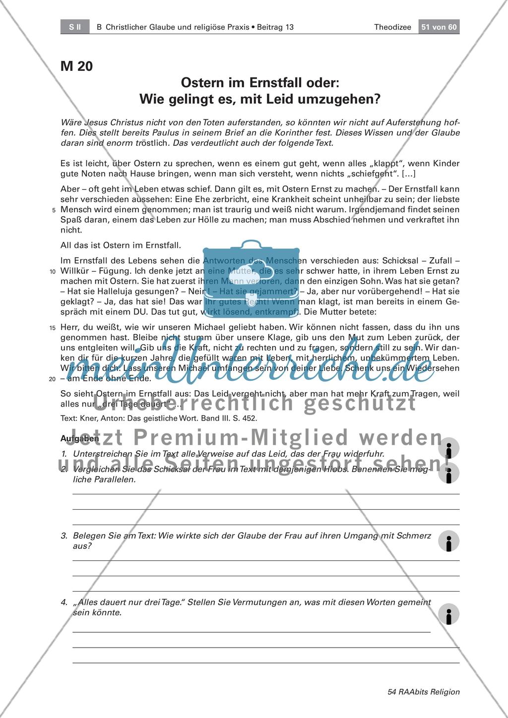 Theodizee: Umgang mit Leid Preview 8