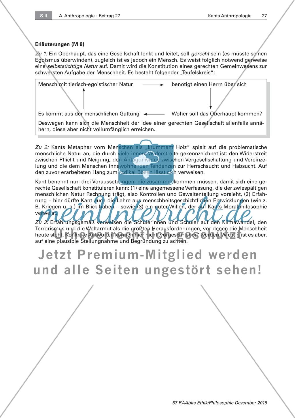 Kant: Aufgabe der Menschheit Preview 6