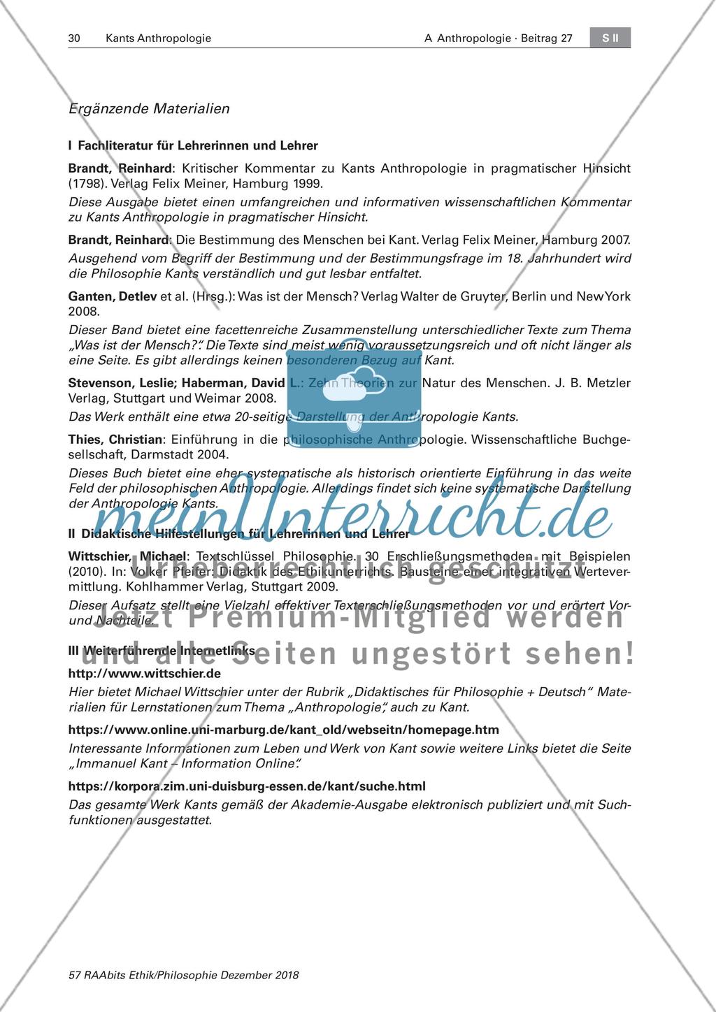 Kant: Aufgabe der Menschheit Preview 9
