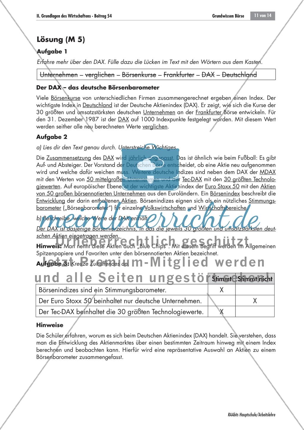 Grundwissen Börse Preview 11