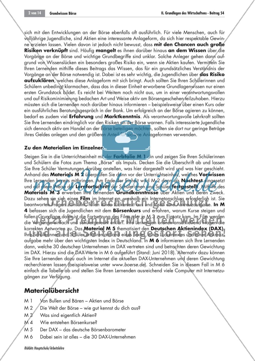 Grundwissen Börse Preview 2