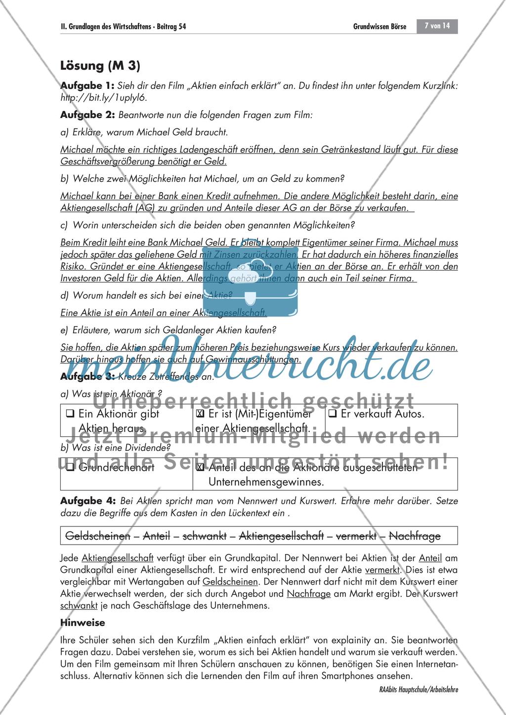 Grundwissen Börse Preview 7
