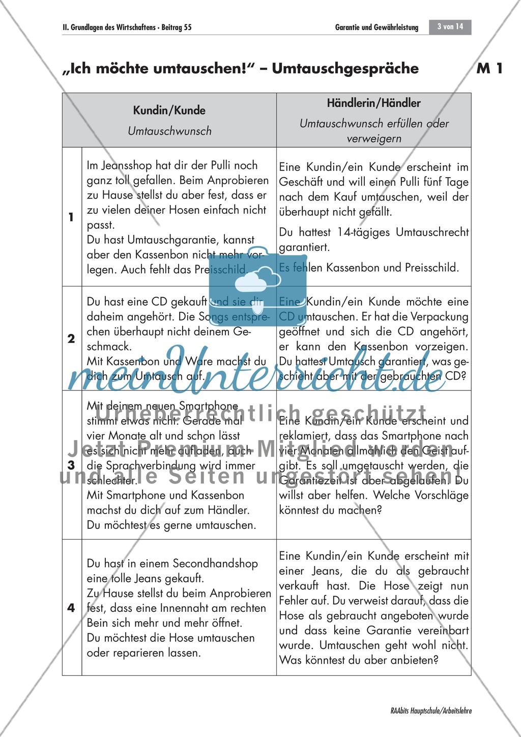Warenumtausch Preview 3