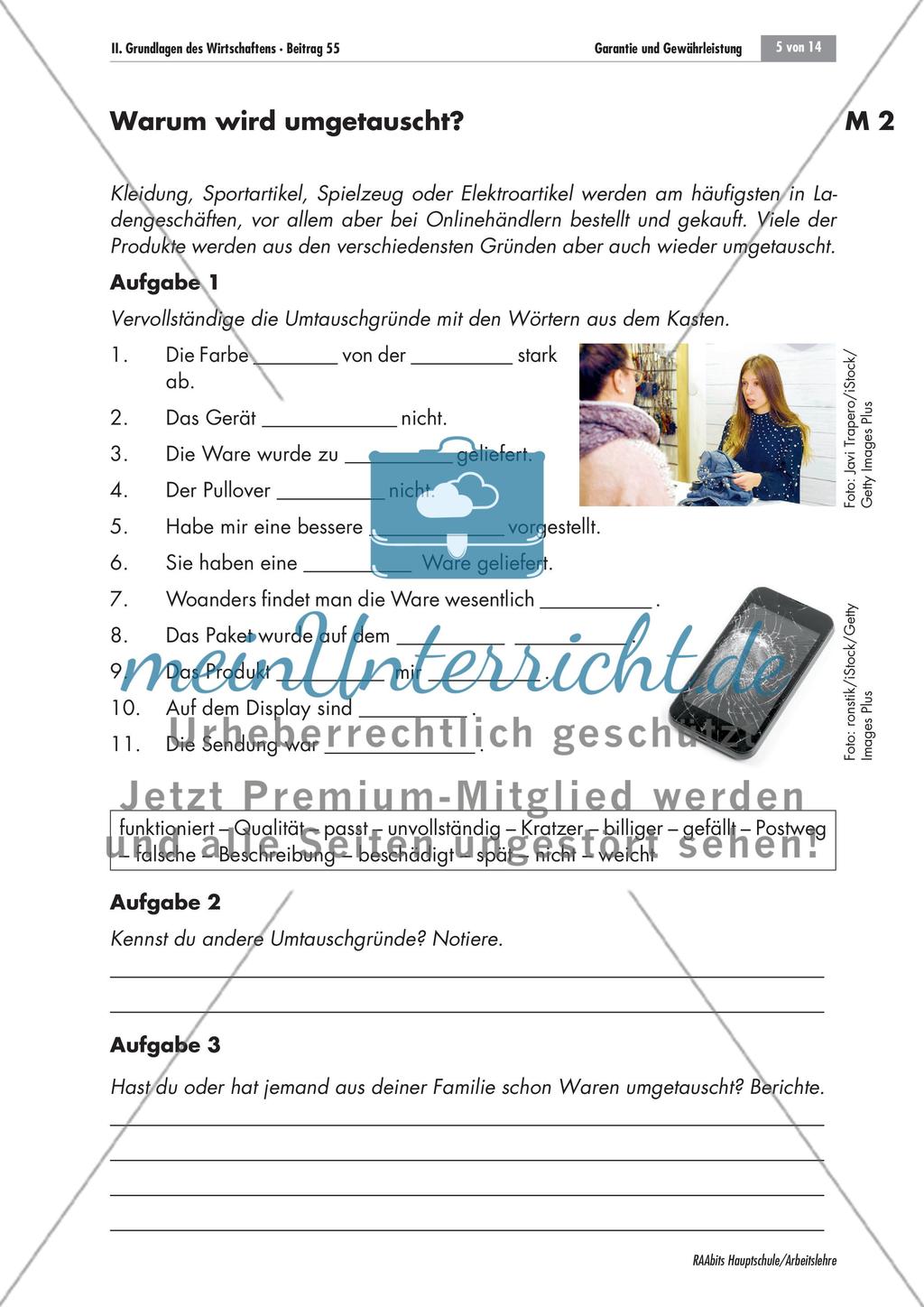 Warenumtausch Preview 5