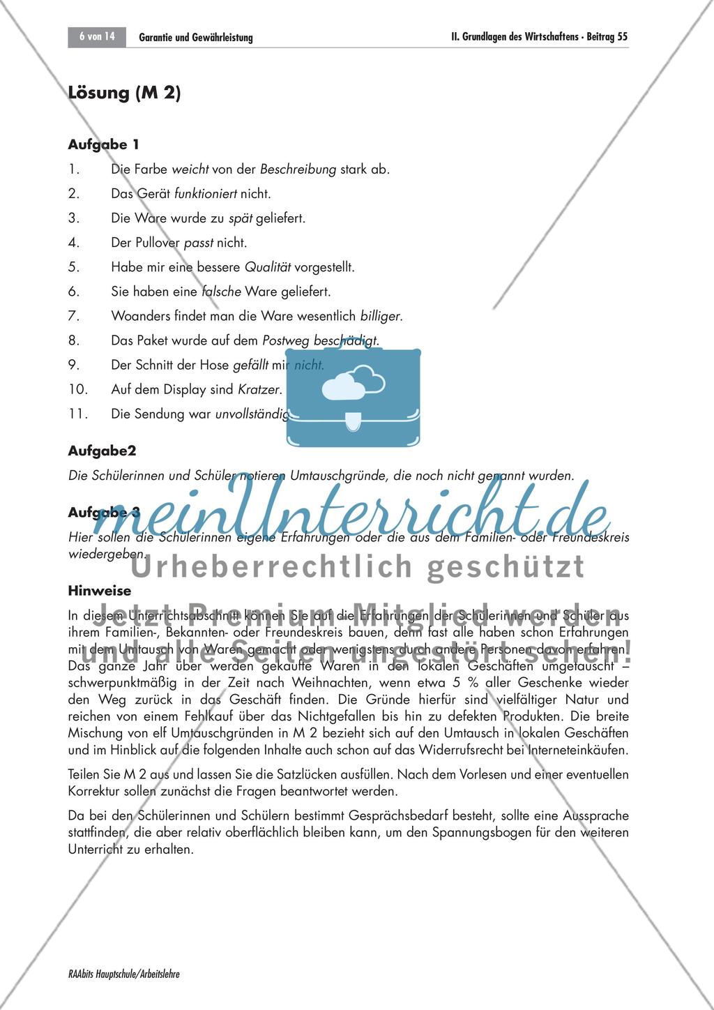 Warenumtausch Preview 6