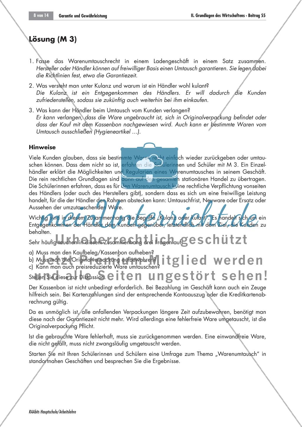 Warenumtausch Preview 8