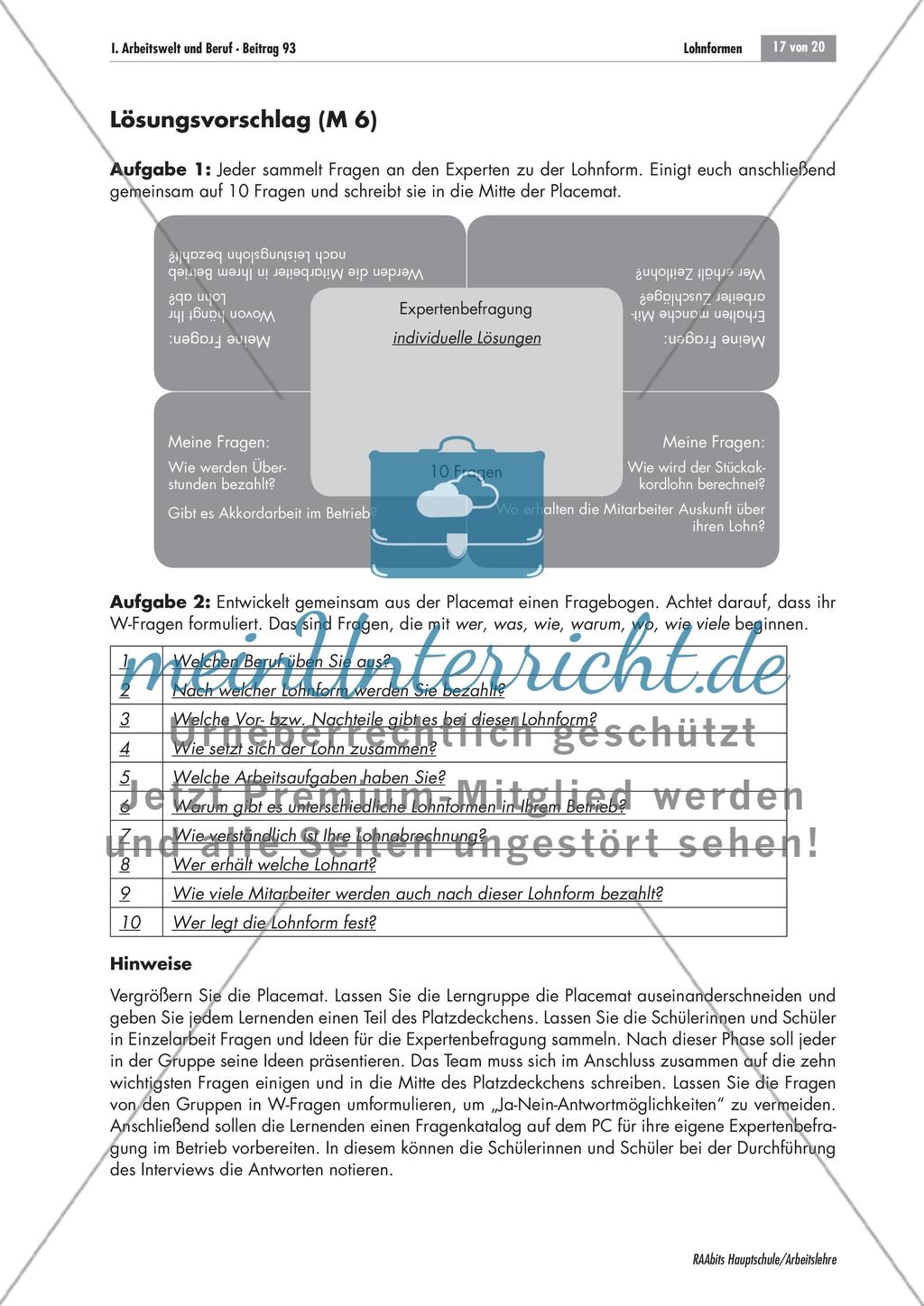 Unterschiedliche Lohnformen im Vergleich Preview 17