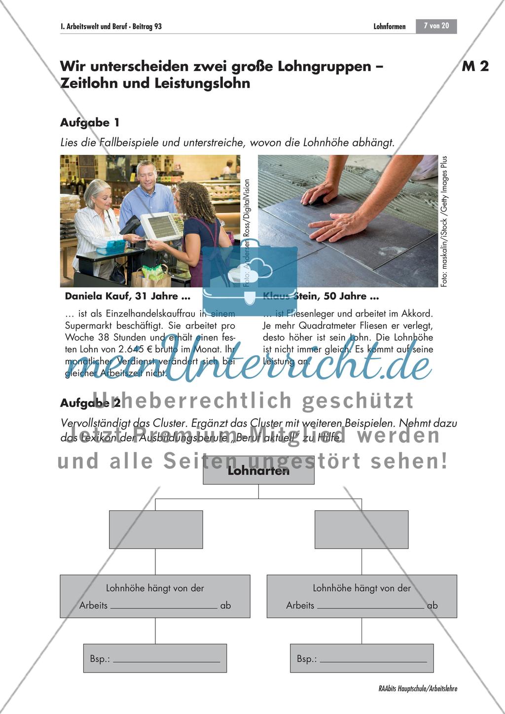 Unterschiedliche Lohnformen im Vergleich Preview 7
