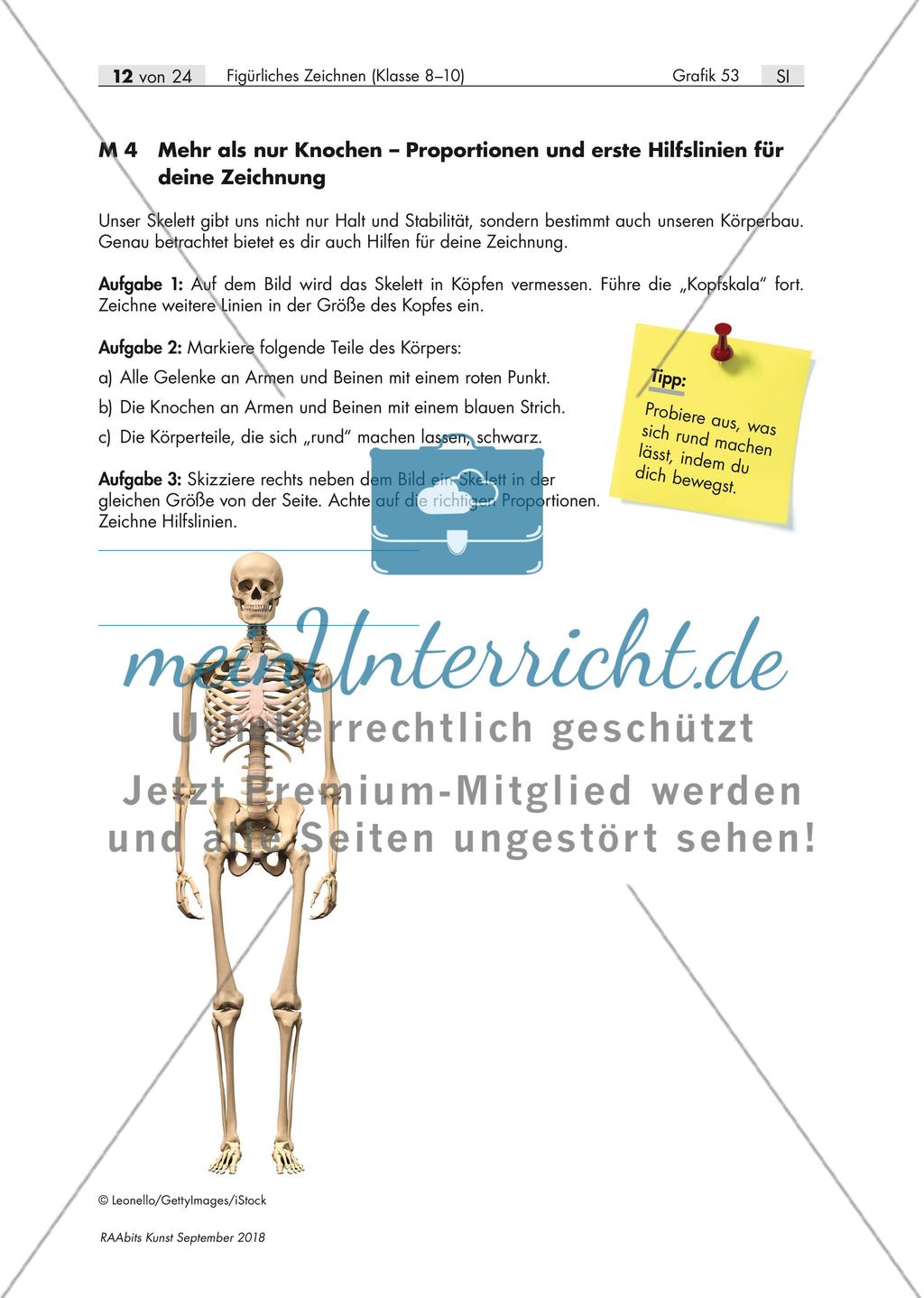 Vom Strichmännchen zum Menschen: figürliches Zeichnen Preview 12