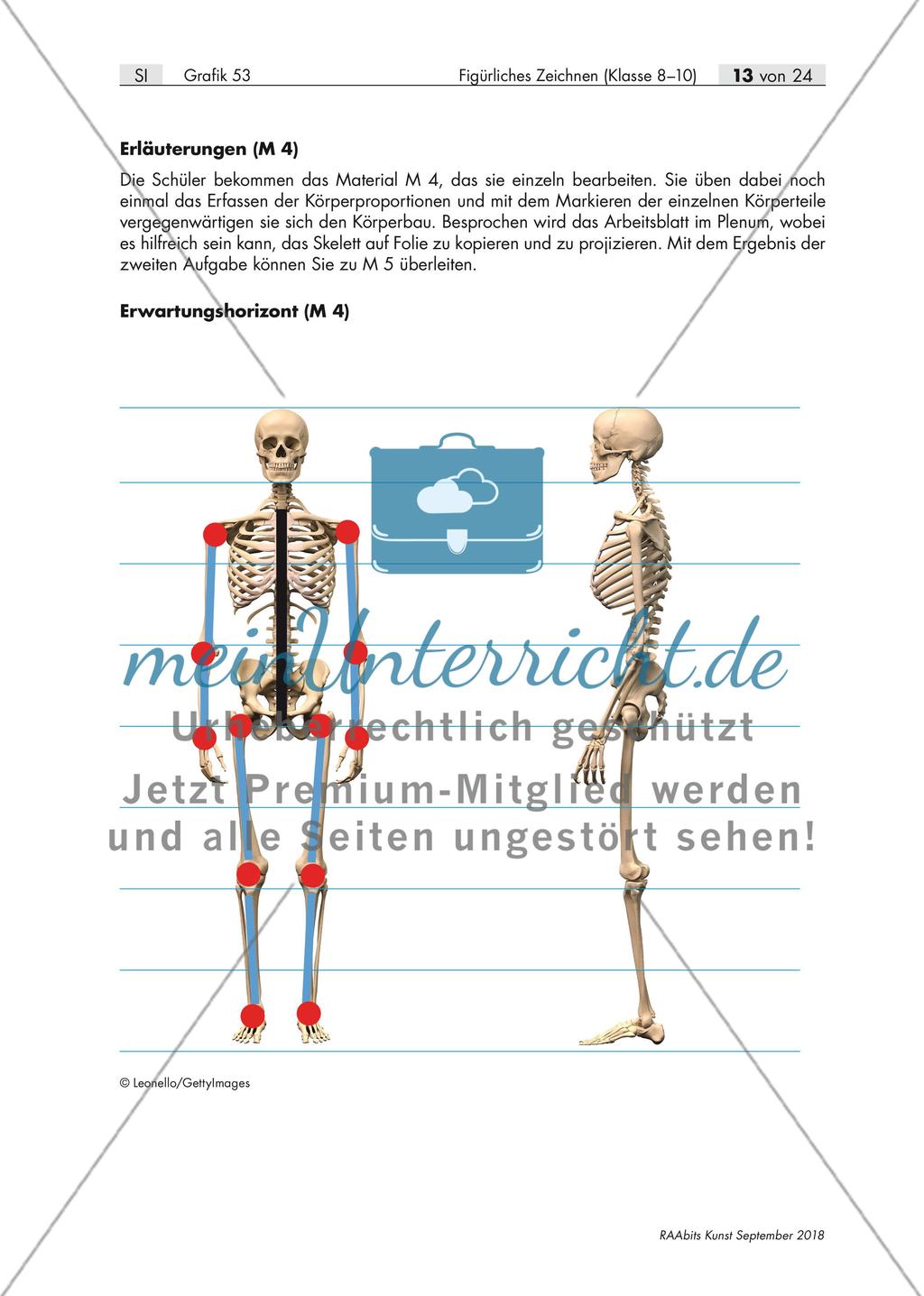 Vom Strichmännchen zum Menschen: figürliches Zeichnen Preview 13