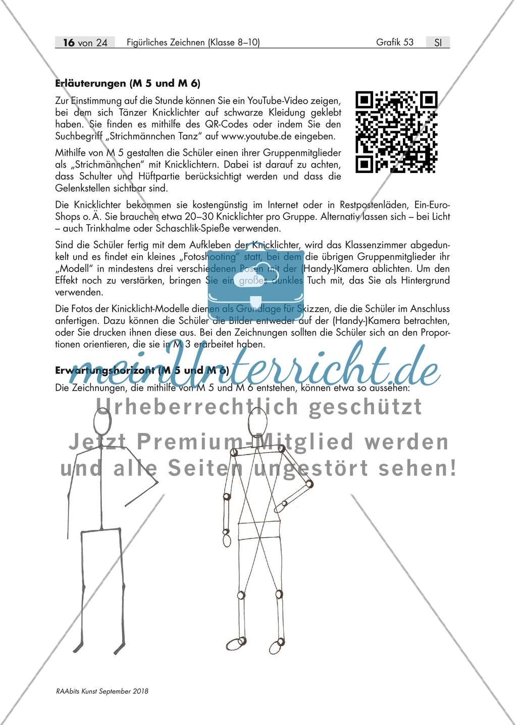 Vom Strichmännchen zum Menschen: figürliches Zeichnen Preview 16