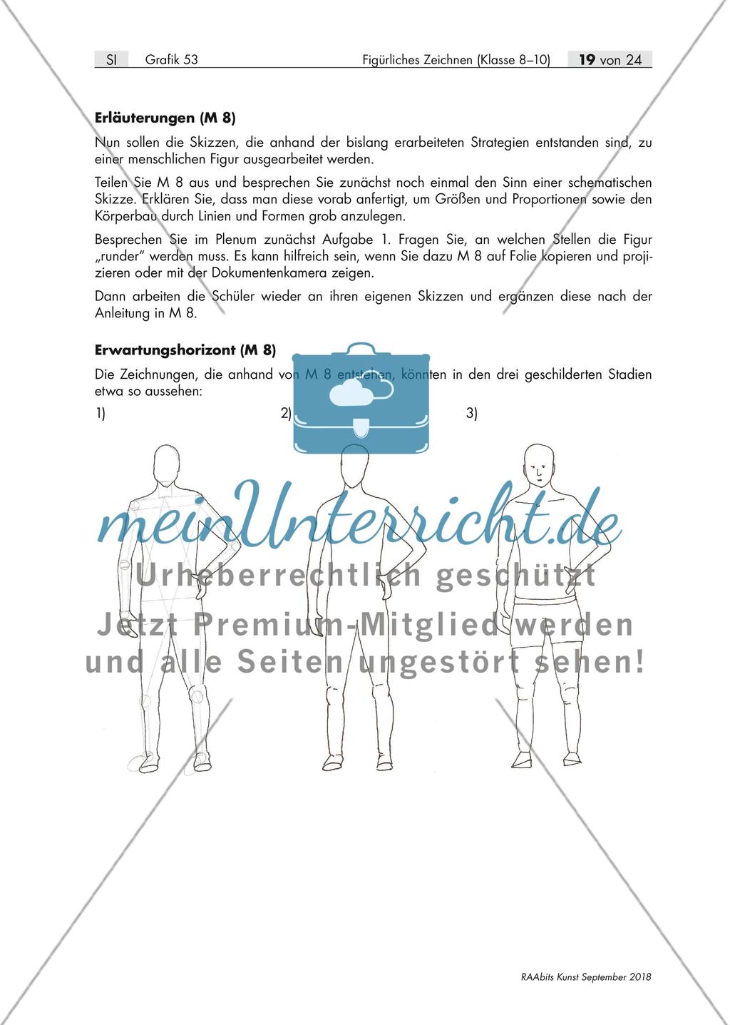 Vom Strichmännchen zum Menschen: figürliches Zeichnen Preview 19