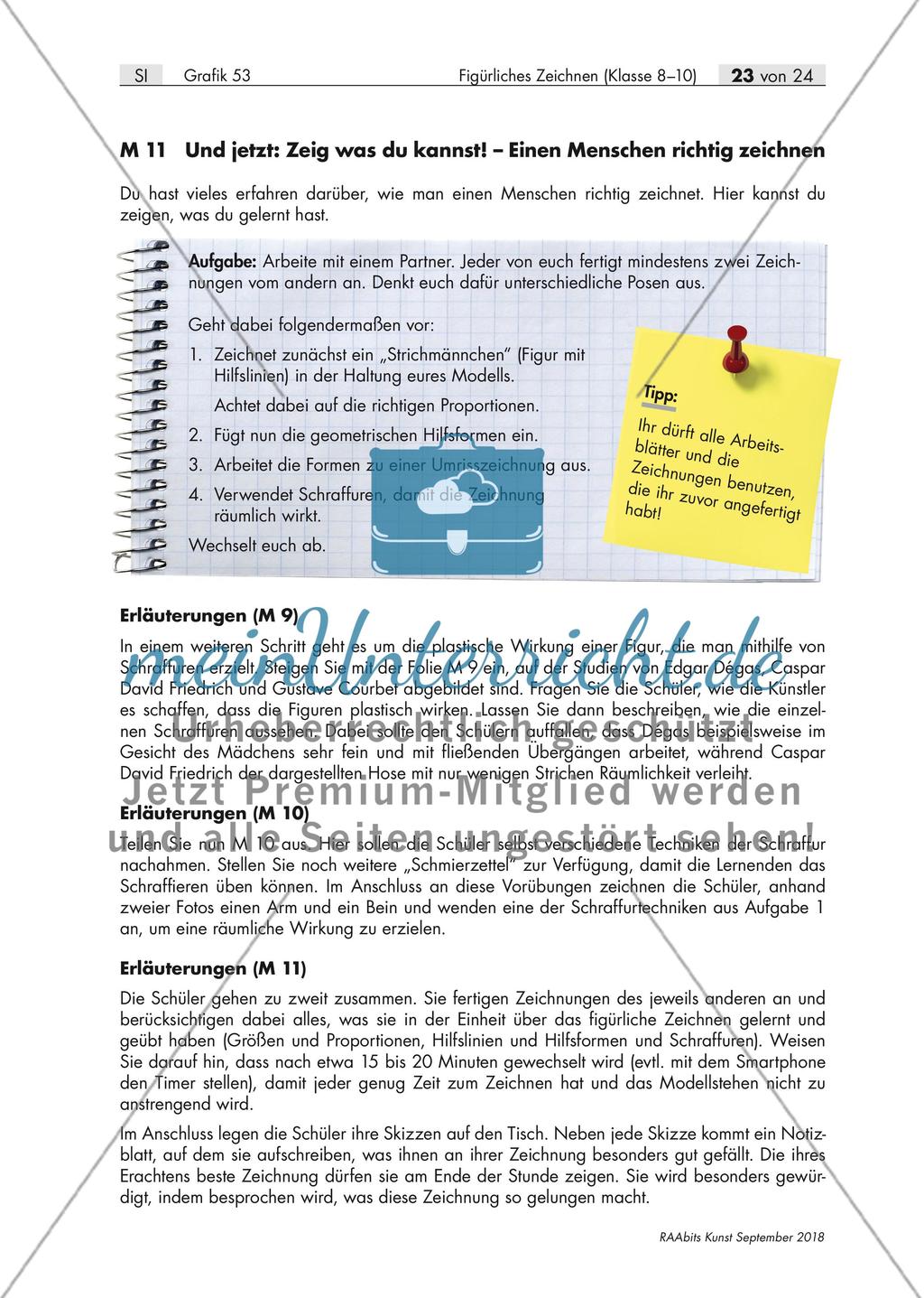 Vom Strichmännchen zum Menschen: figürliches Zeichnen Preview 23