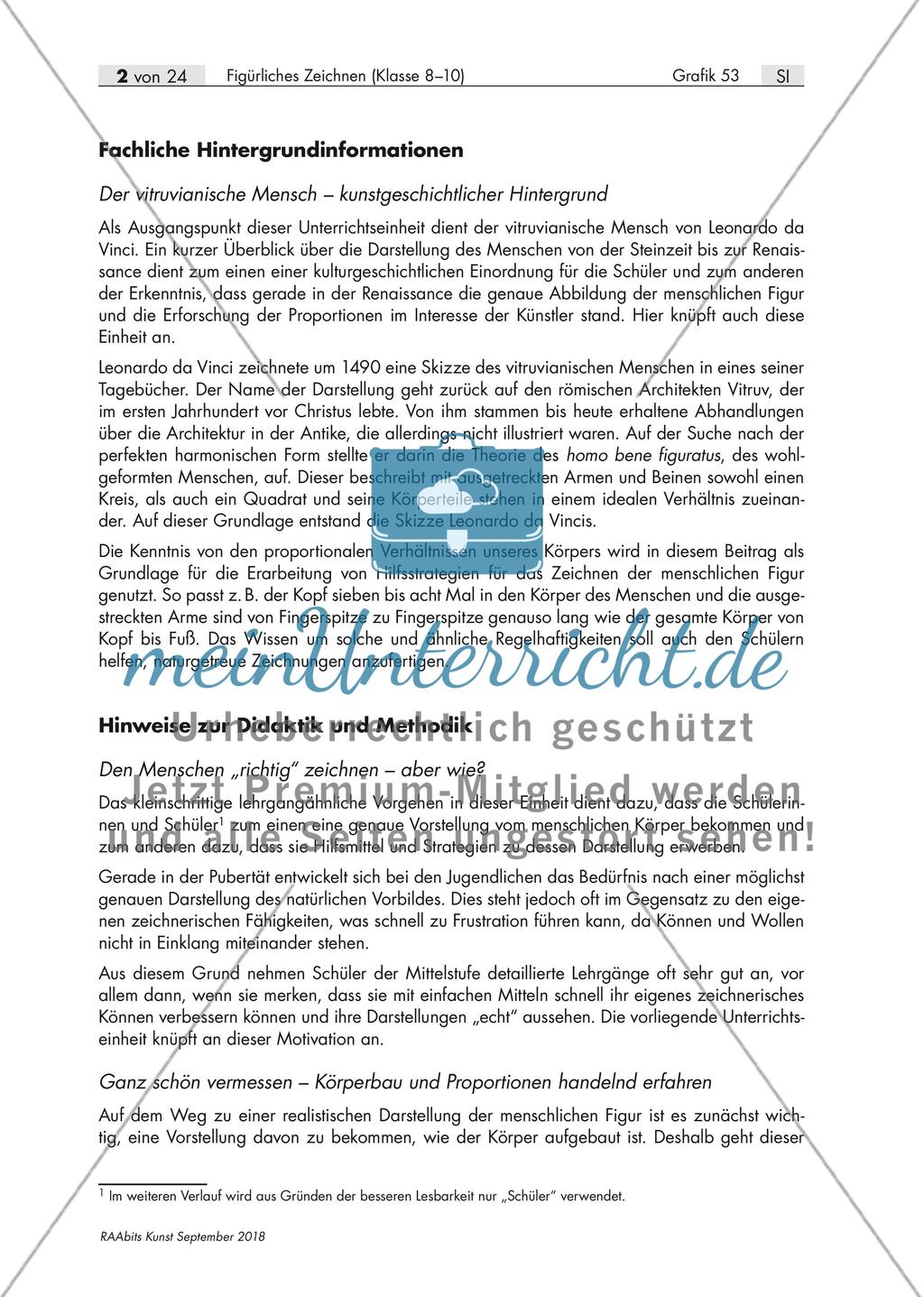 Vom Strichmännchen zum Menschen: figürliches Zeichnen Preview 2