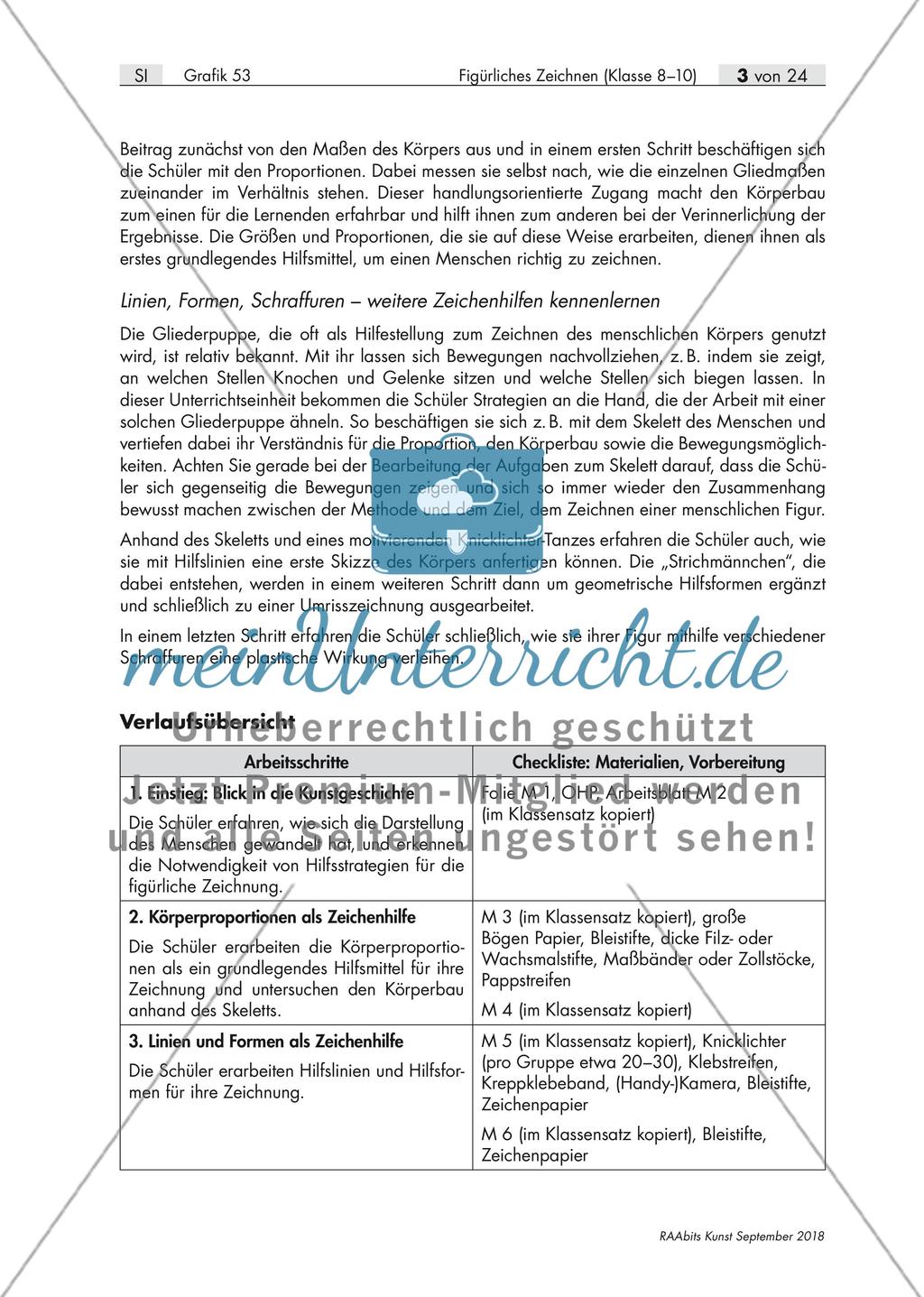 Vom Strichmännchen zum Menschen: figürliches Zeichnen Preview 3