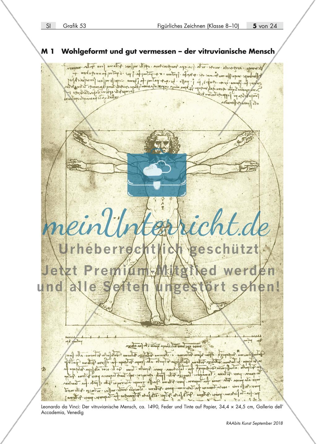 Vom Strichmännchen zum Menschen: figürliches Zeichnen Preview 5