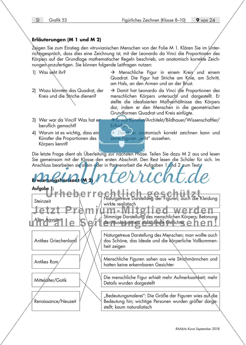 Vom Strichmännchen zum Menschen: figürliches Zeichnen Preview 9