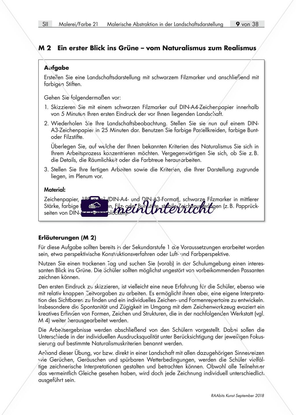 Naturalismus, Realismus und Abstraktion Preview 3