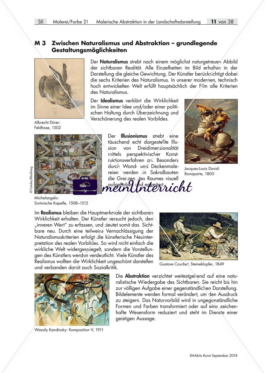 Naturalismus, Realismus und Abstraktion Preview 5