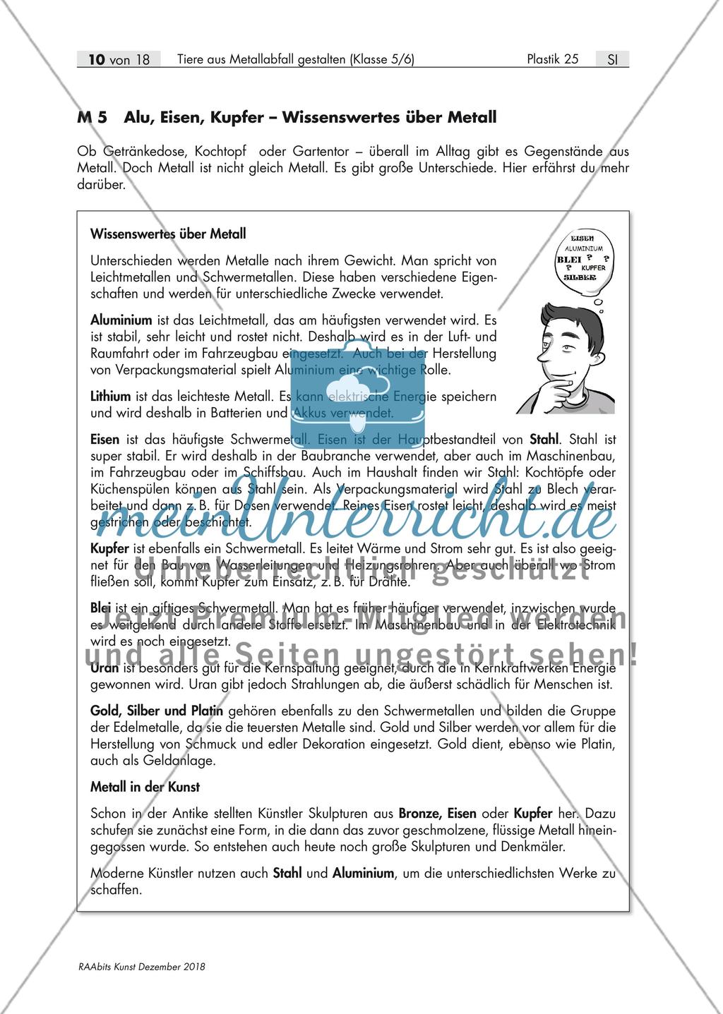 Gestaltung von Tieren aus Metallabfall Preview 10