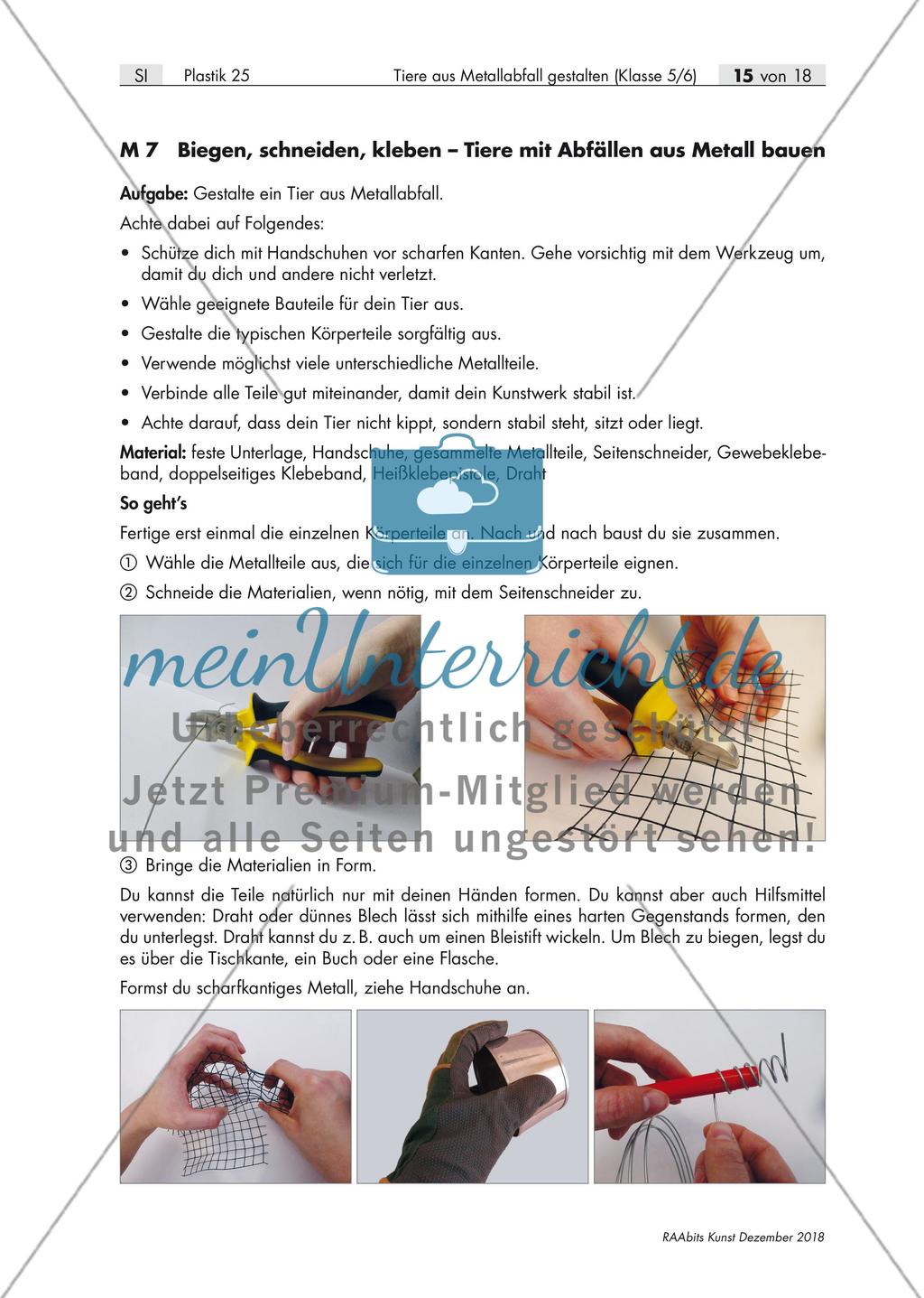 Gestaltung von Tieren aus Metallabfall Preview 15
