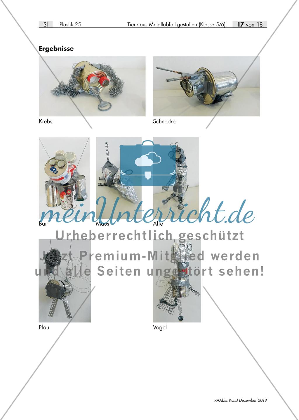 Gestaltung von Tieren aus Metallabfall Preview 17
