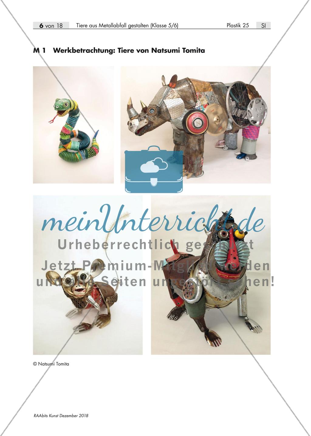 Gestaltung von Tieren aus Metallabfall Preview 6