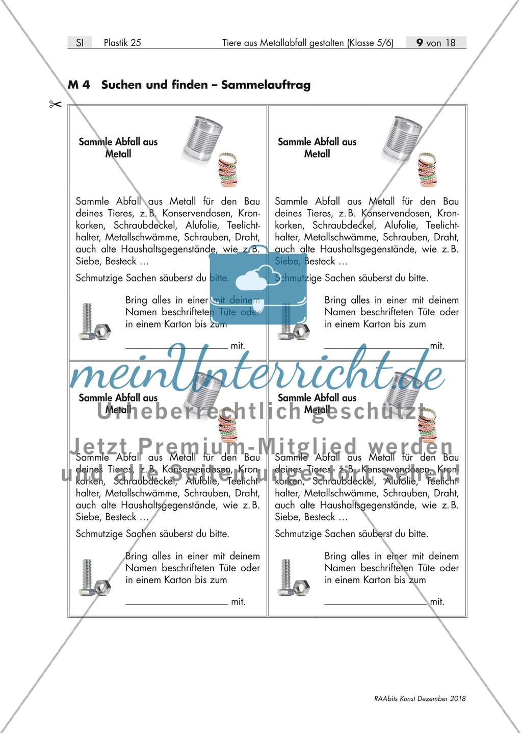 Gestaltung von Tieren aus Metallabfall Preview 9