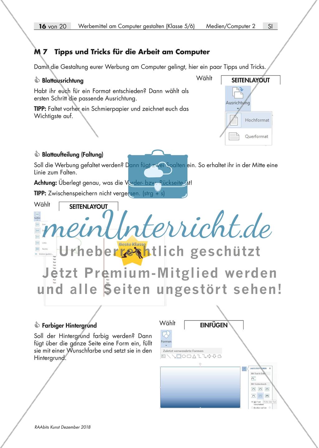 Die Gestaltung von Werbung Preview 5