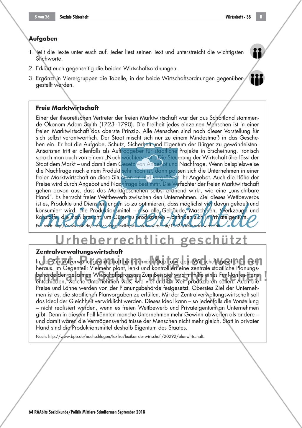 Marktwirtschaft und soziale Sicherheit in Deutschland Preview 3