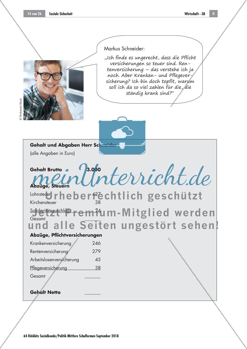 Marktwirtschaft und soziale Sicherheit in Deutschland Preview 9