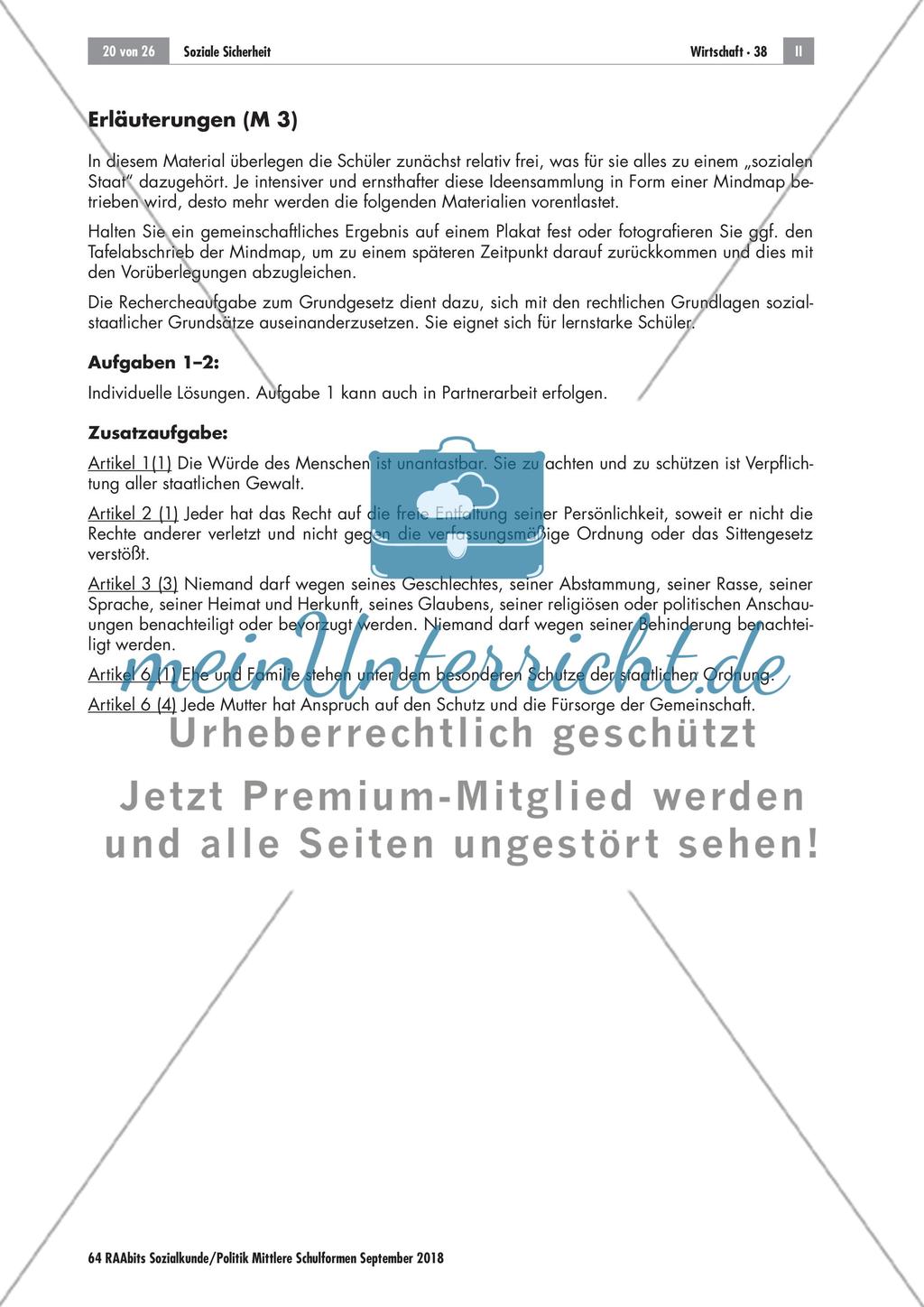 Anhang zu: Marktwirtschaft und soziale Sicherheit in Deutschland Preview 3