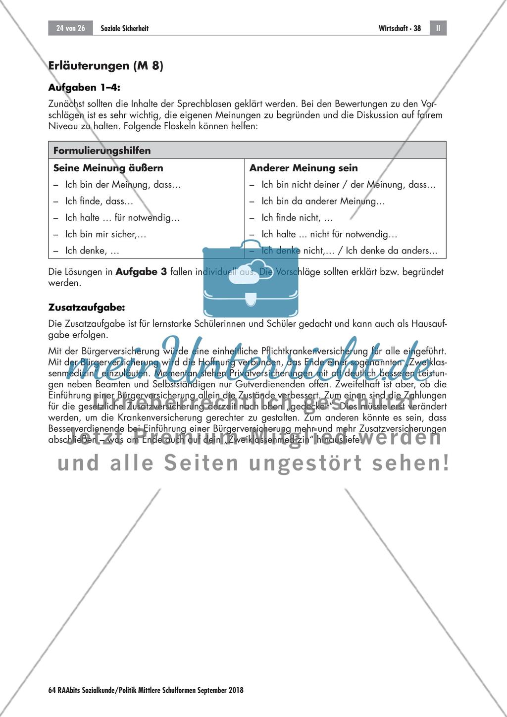 Anhang zu: Marktwirtschaft und soziale Sicherheit in Deutschland Preview 7