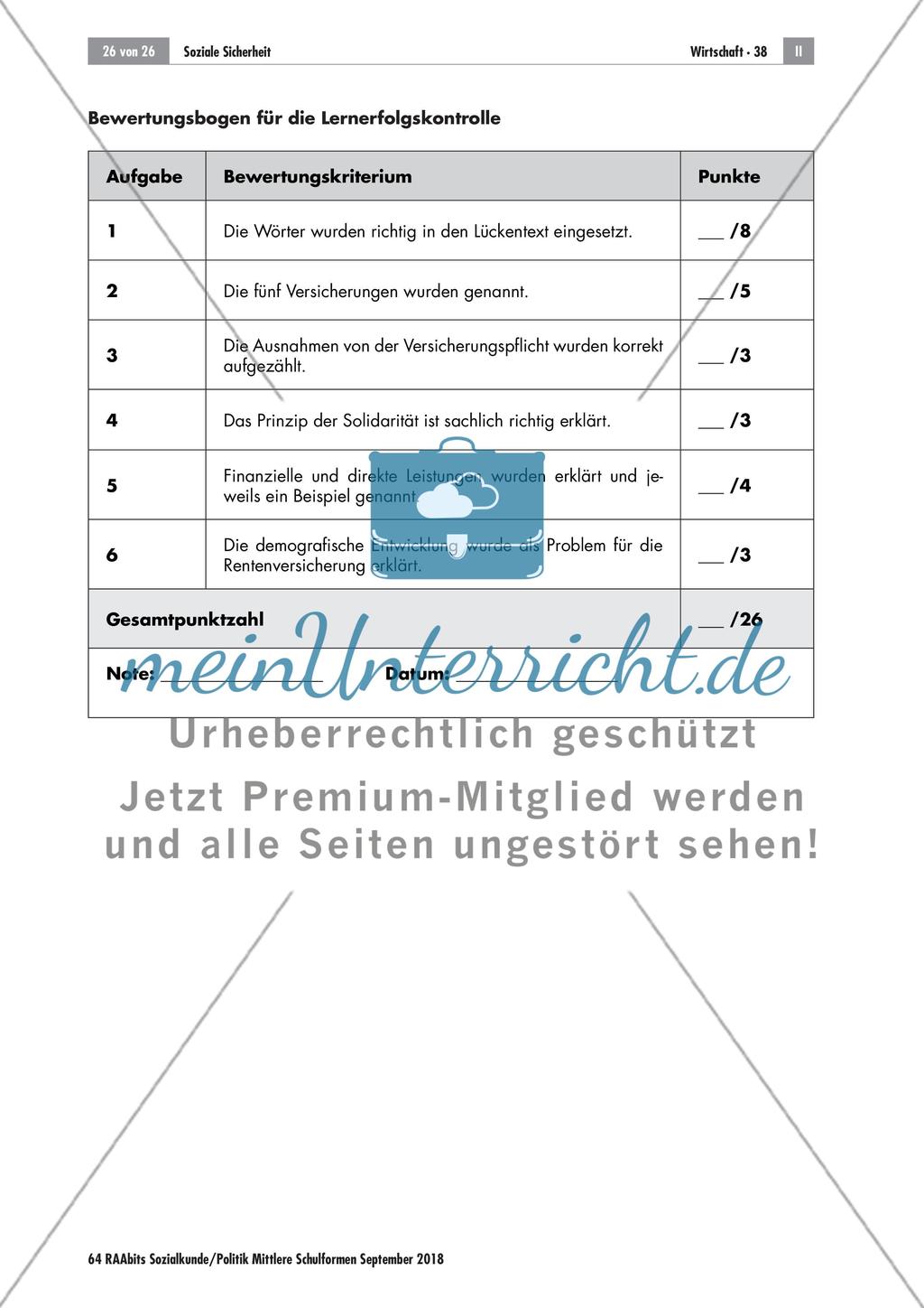 Anhang zu: Marktwirtschaft und soziale Sicherheit in Deutschland Preview 9