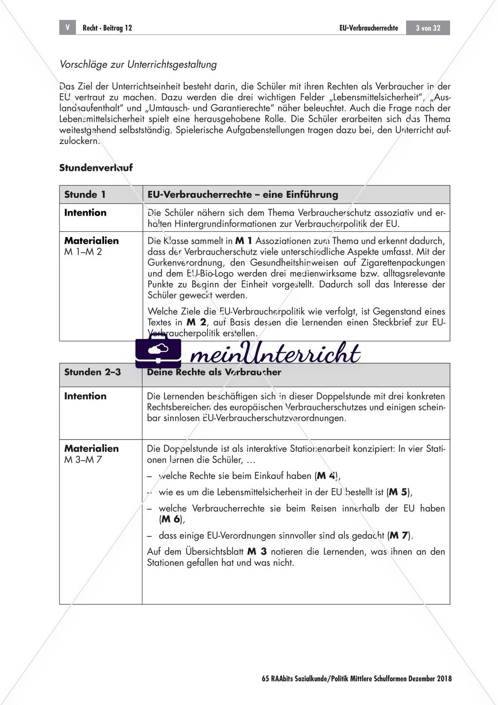EU: Verbraucherrechte Preview 3