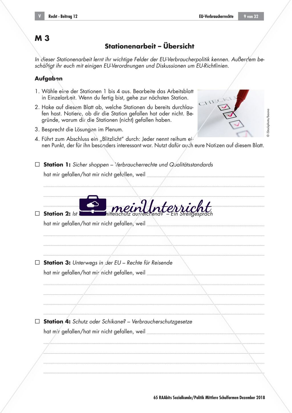 EU: Verbraucherrechte Preview 9