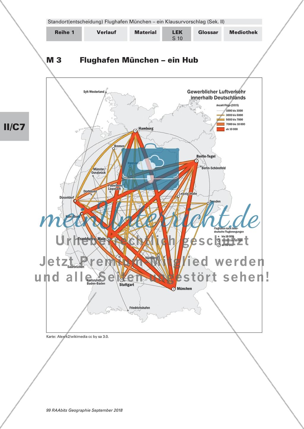 Der Standort des Flughafen München: ein Klausurvorschlag Preview 12