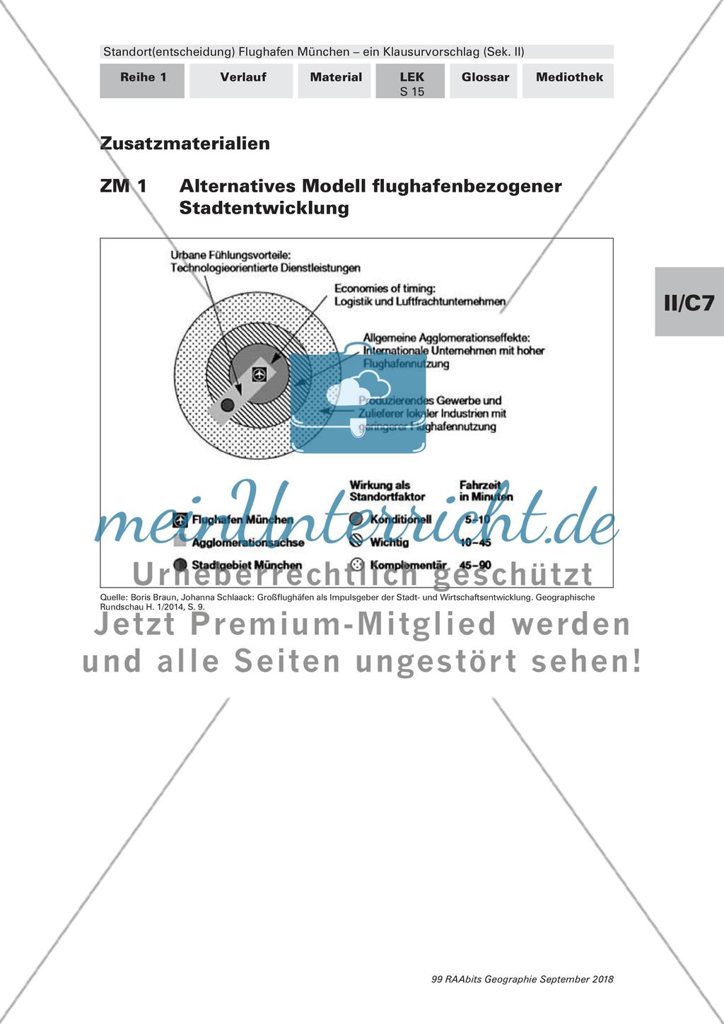 Der Standort des Flughafen München: ein Klausurvorschlag Preview 17