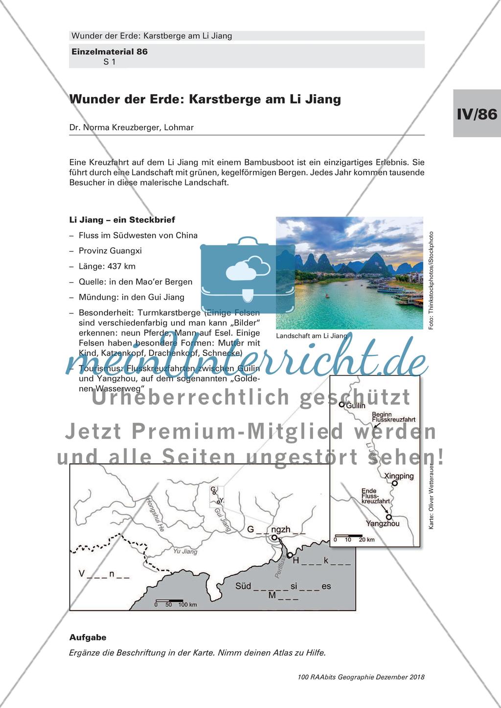 Der Karstberge am Li Jiang Preview 1