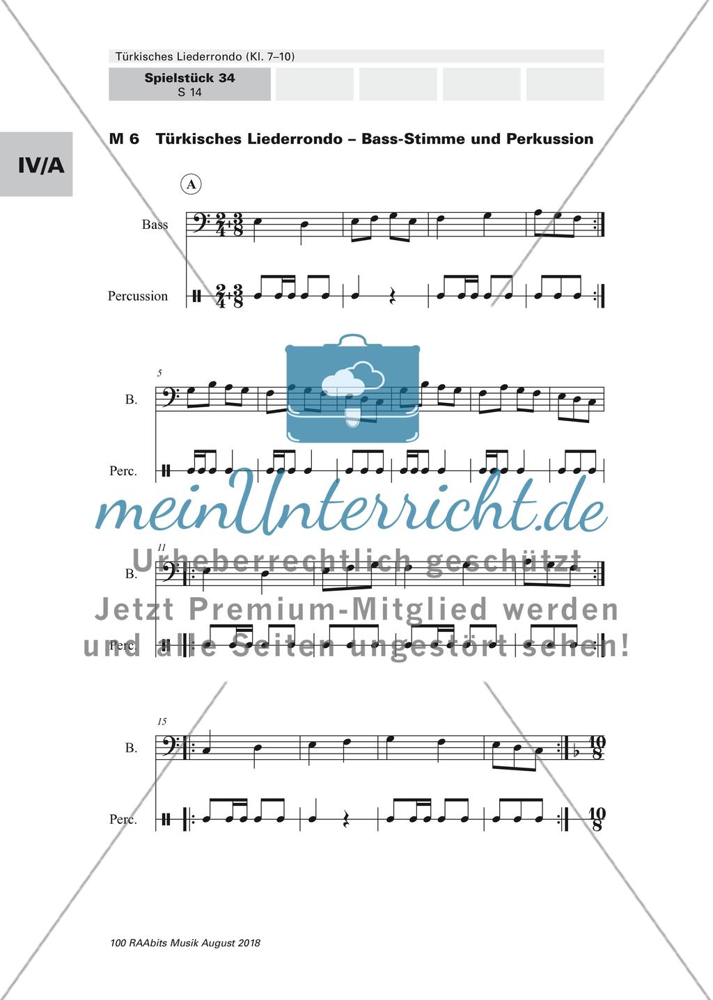 Türkisches Liederrondo Preview 14