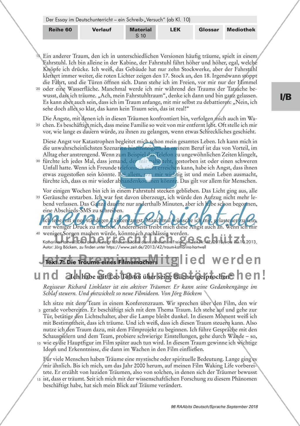 Entstehung und Charakterisierung des Essays Preview 9