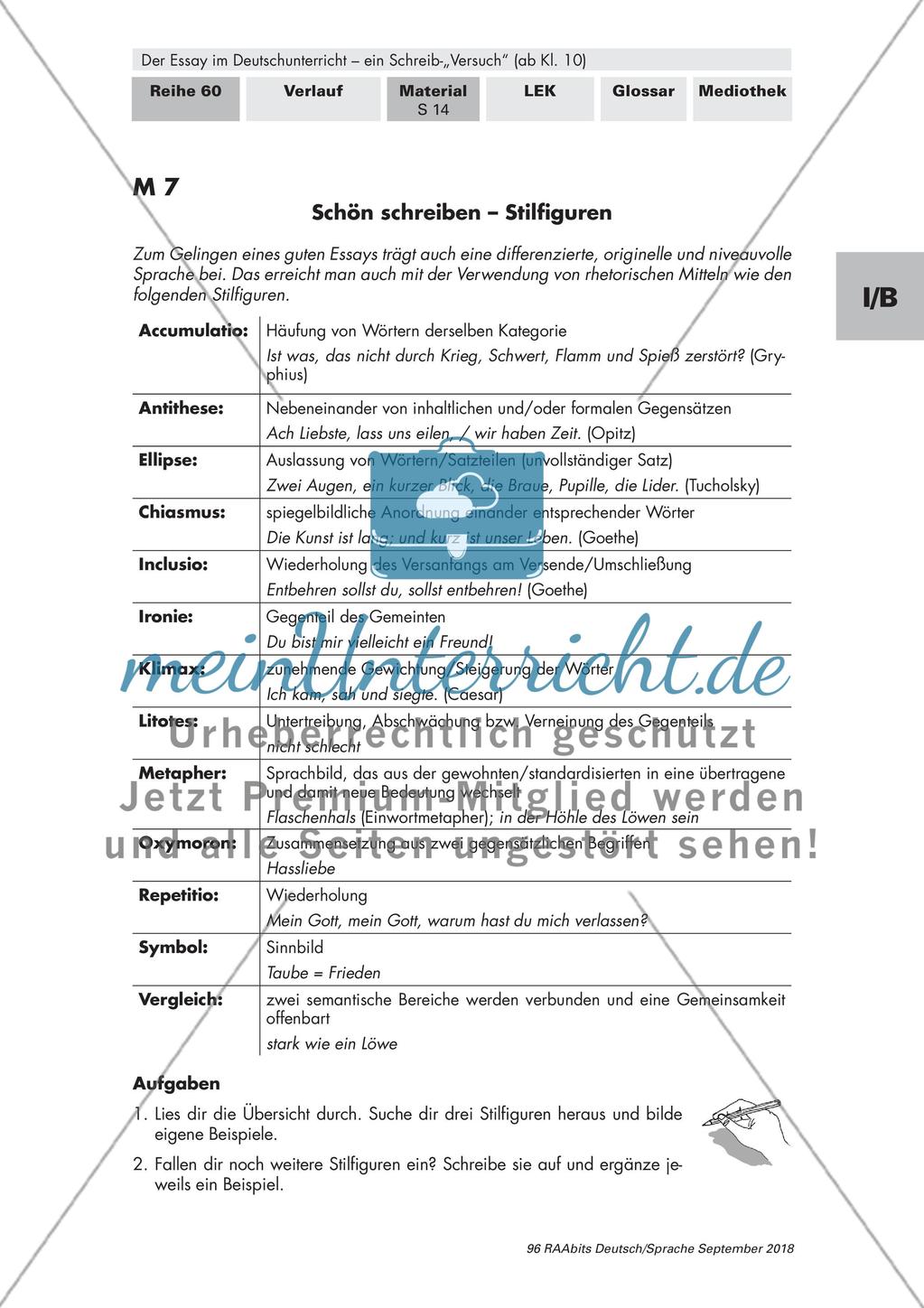 Skizzenhafter Entwurf eines Essays Preview 2