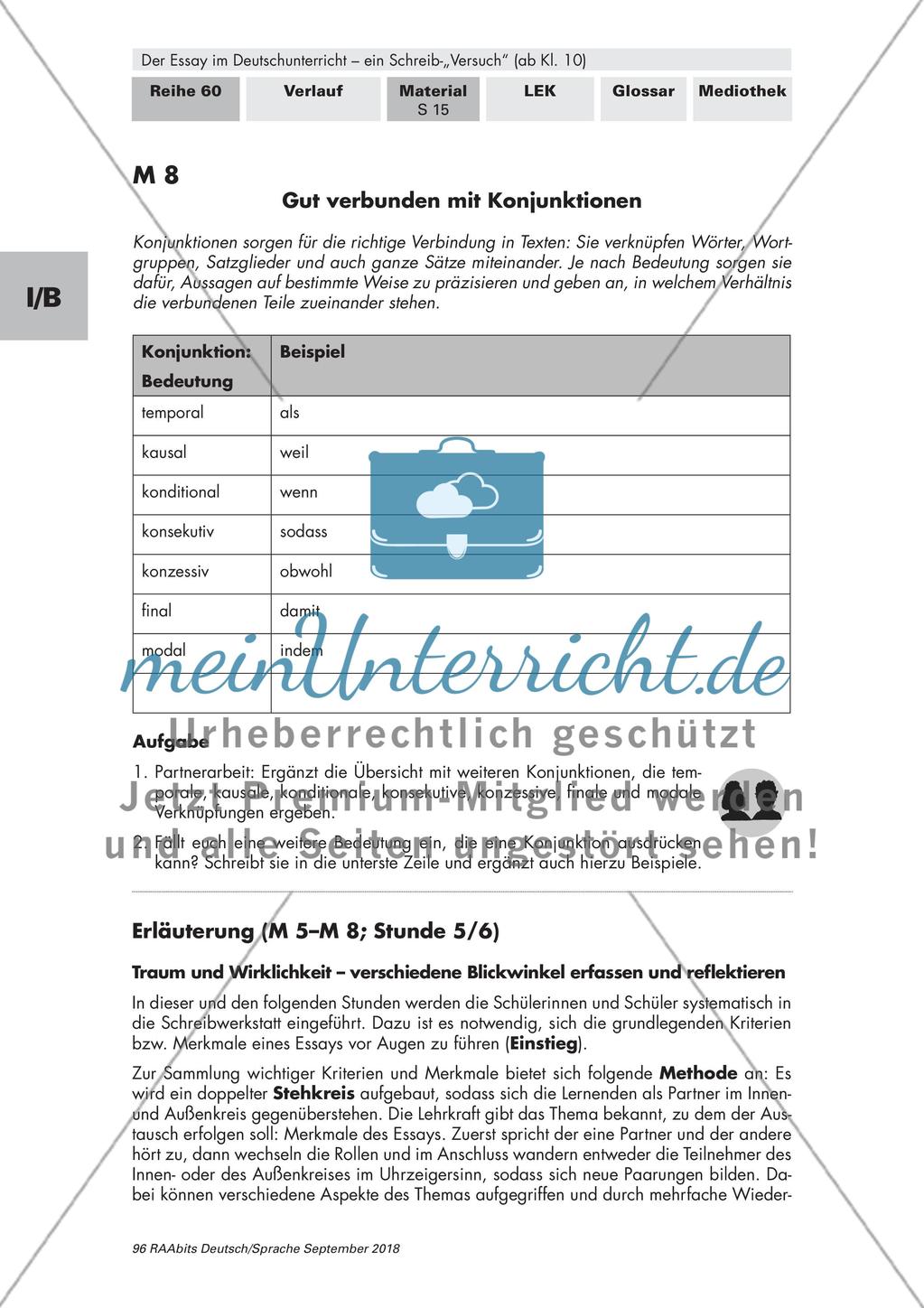 Skizzenhafter Entwurf eines Essays Preview 3