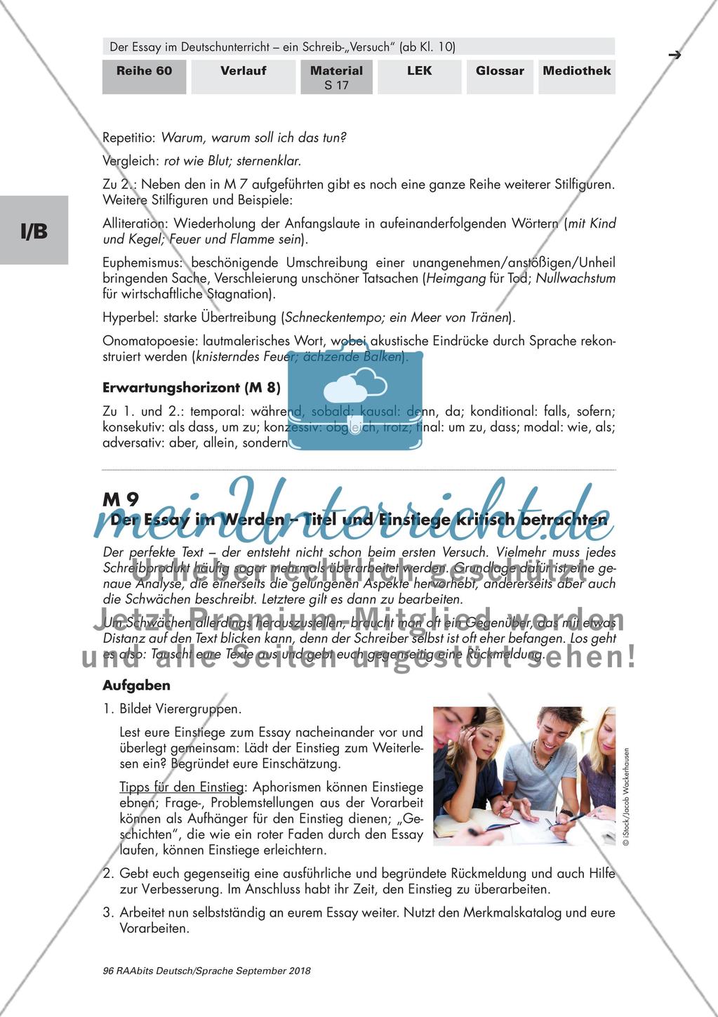 Skizzenhafter Entwurf eines Essays Preview 5