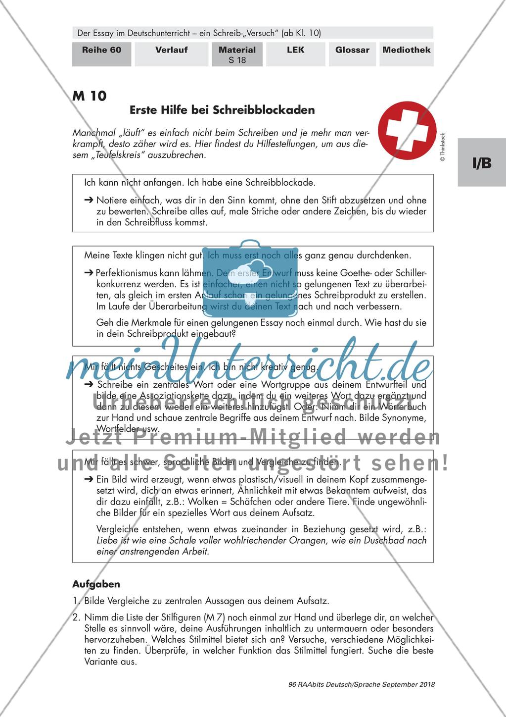 Skizzenhafter Entwurf eines Essays Preview 6